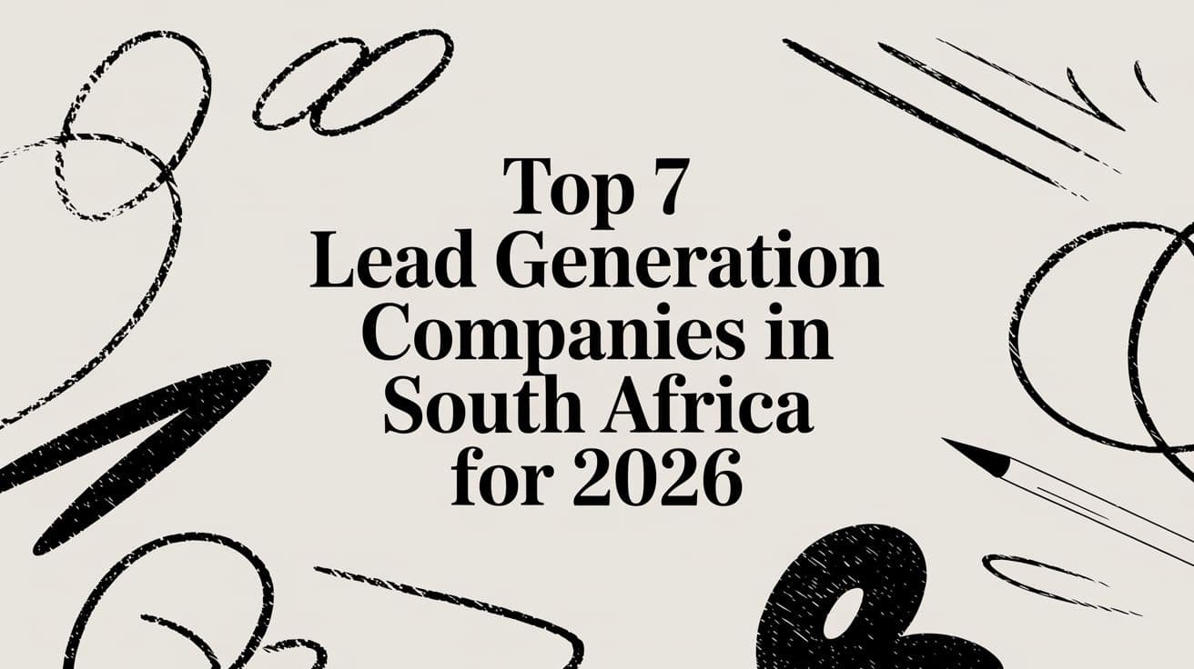 Top 7 Lead Generation Companies in South Africa for 2026